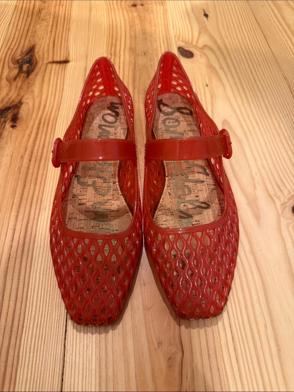 Sam Edelman Michaela Jelly Mary Jane Flats - Women, size 7.5